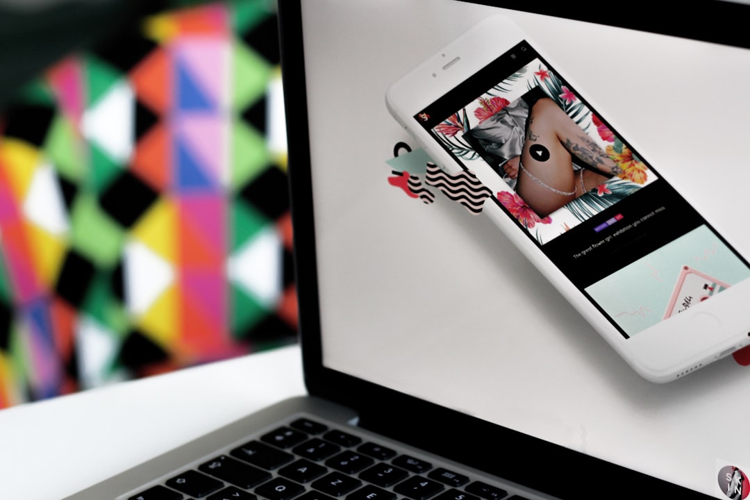 services-04 UI/UX concept design on a MacBook Pro screen from SKIN WordPress blog theme. https://themeforest.net/item/skin-gradientpowered-creative-wordpress-blog-theme/20389169?ref=NordWood